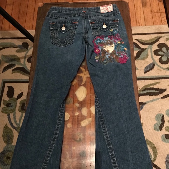 Embroidered True Religion Jeans - Picture 4 of 5